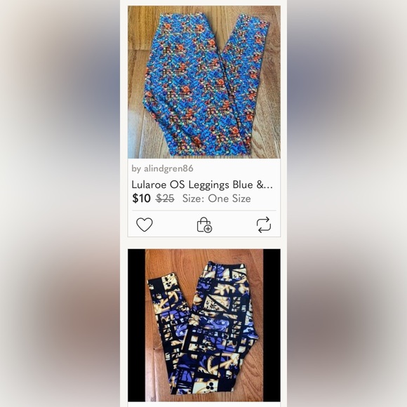Giant Legging bundle - 20 OS leggings LulaRoe, Legging Army, dinosaur shark pats - Picture 6 of 6